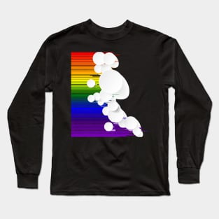 Rainbow Hot Design Long Sleeve T-Shirt